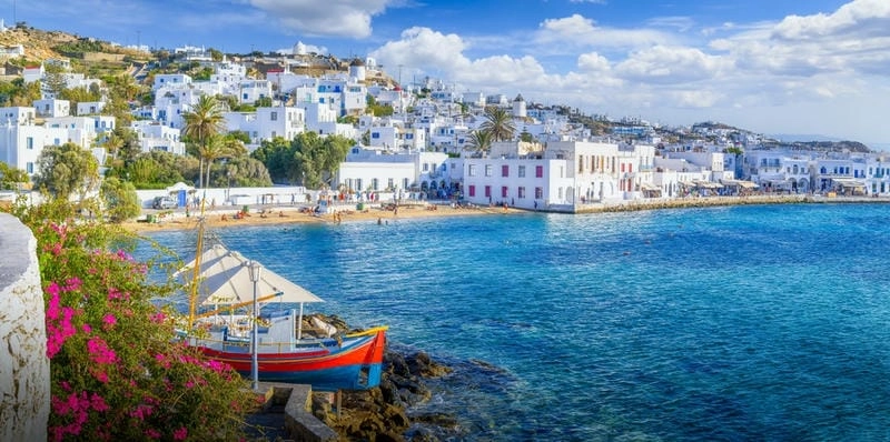 Ảnh bãi biển Mykonos tuyệt đẹp