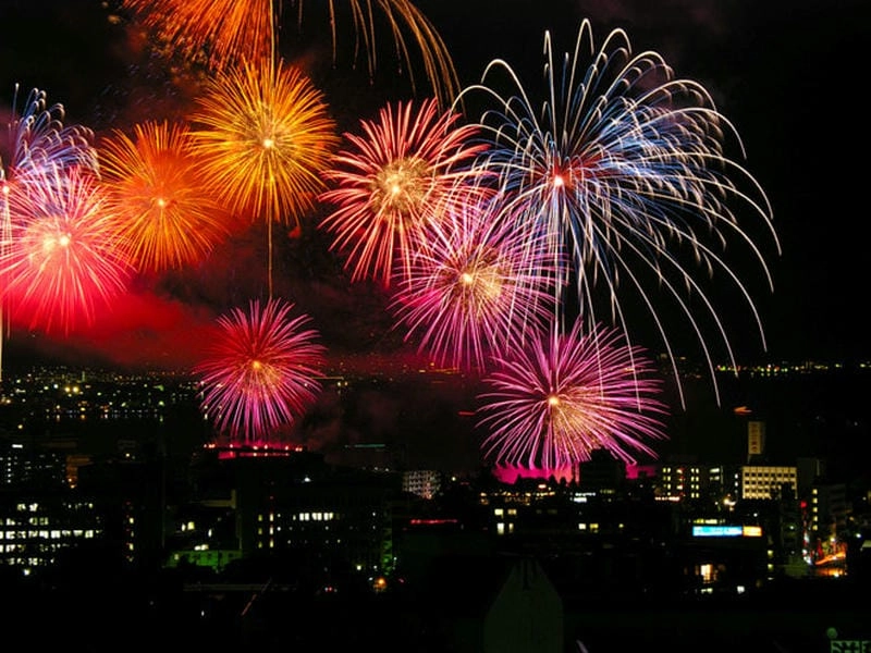 Mùa xuân về đêm Điện Biên huyền ảo bên hoa mận trắng