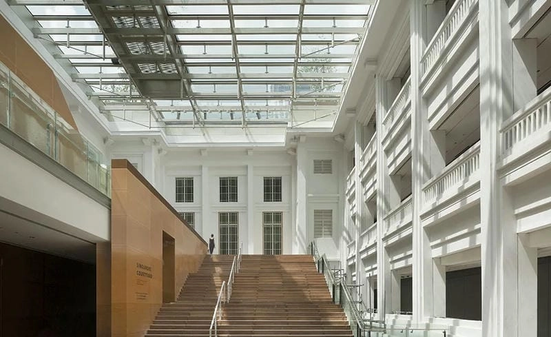 Lối kiến trúc pha trộn hiện đại của Thiết kế National Gallery