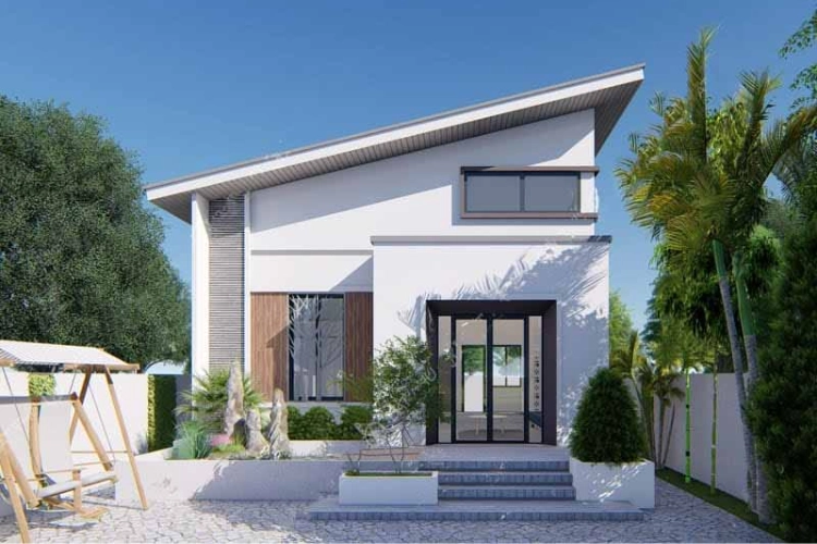 Ấm áp sân gạch đỏ nhà cấp bốn nông thôn thân thuộc xưa cũ