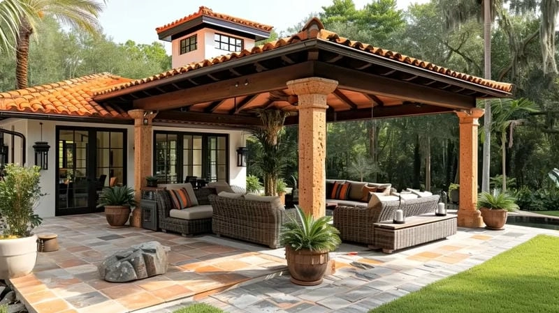 Mái lá Bạc Liêu mộc mạc tạo nét riêng cho nhà chòi