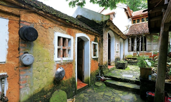 Ấn tượng với sân gạch Bắc Ninh giản dị nhưng gần gũi