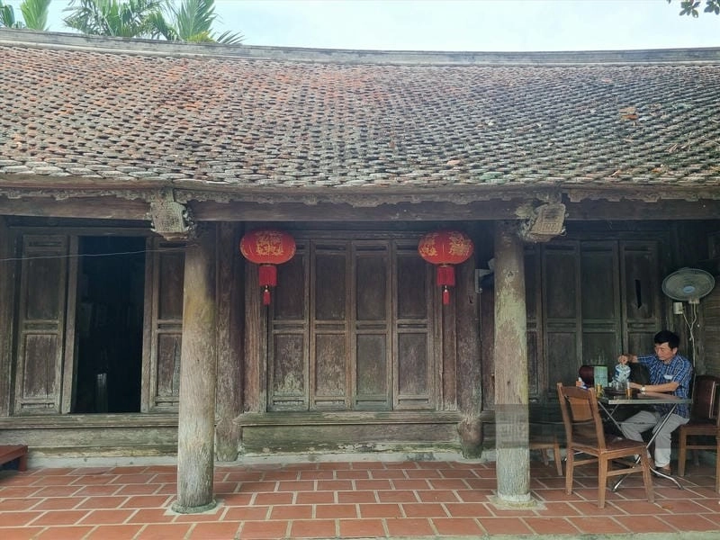 Đêm xuống nhà cổ Thái Bình lung linh ánh đèn vàng