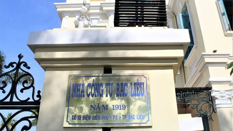 Lịch sử hình thành Nhà Công tử Bạc Liêu