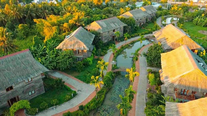 Khám phá ảnh nhà lá Cần Thơ mộc mạc đẹp yên bình