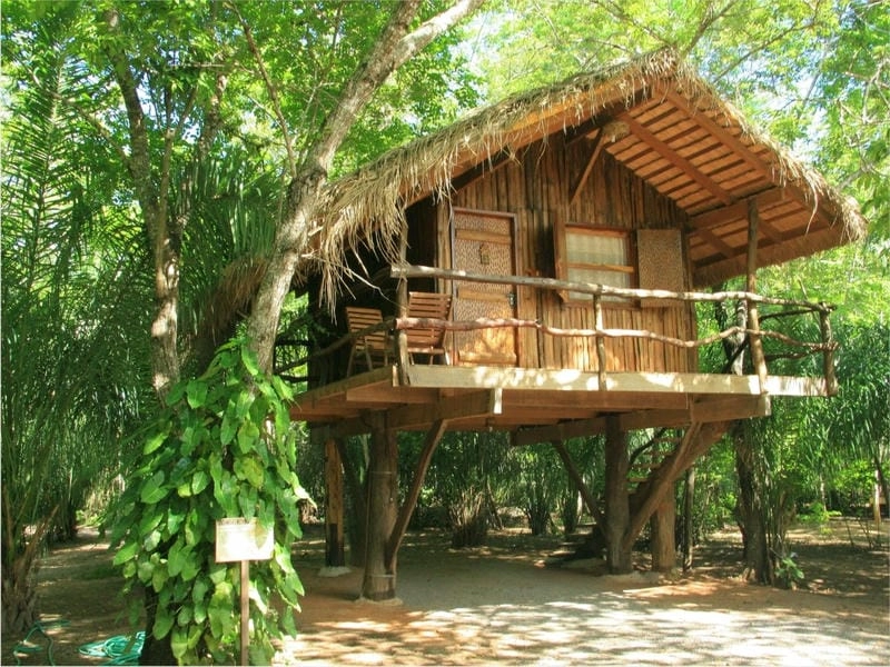 Mái lá dừa Đồng Tháp tạo cảm giác gần gũi thiên nhiên