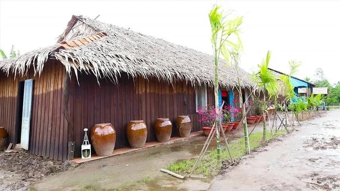 Khám phá ảnh nhà lá Kiên Giang mộc mạc giữa thiên nhiên
