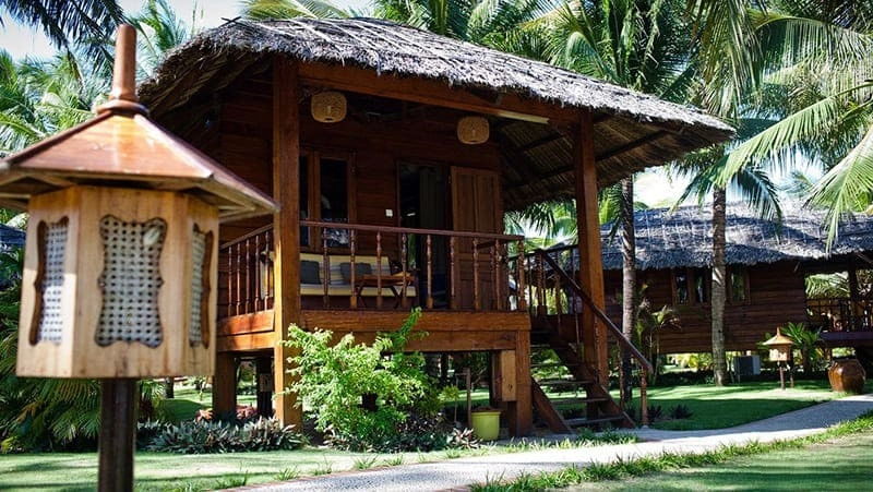 Ngắm bình minh nhà lá Kiên Giang rực sáng trên sông nước hiền hòa