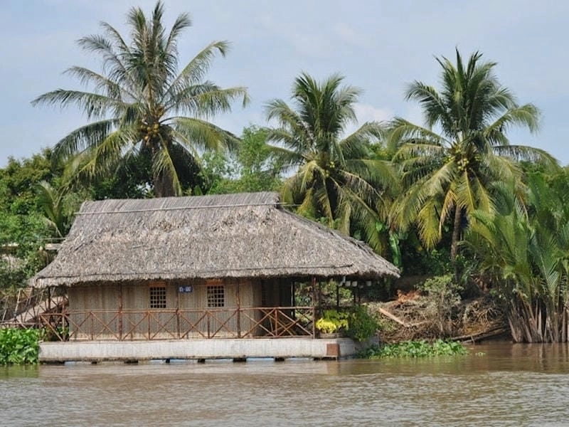 Nhà lá Sóc Trăng mang nét kiến trúc nhà lá độc đáo