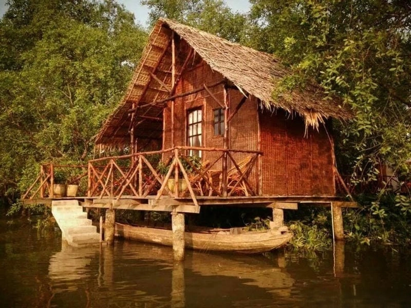 Chiêm ngưỡng kiến trúc độc đáo của Nhà lá Vĩnh Long