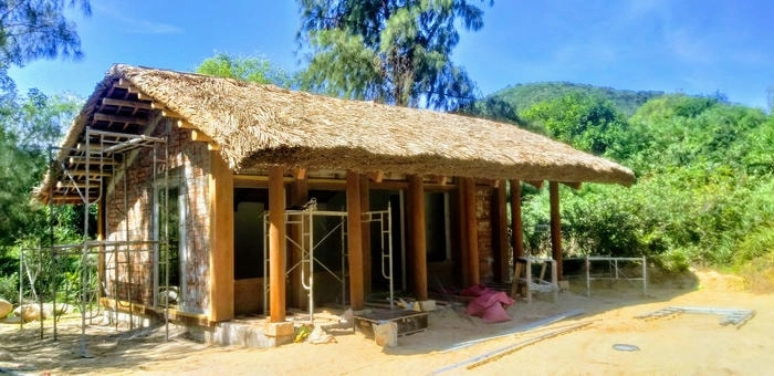 Hoàng hôn phủ vàng nhà mái lá Đồng Nai yên ả lạ thường