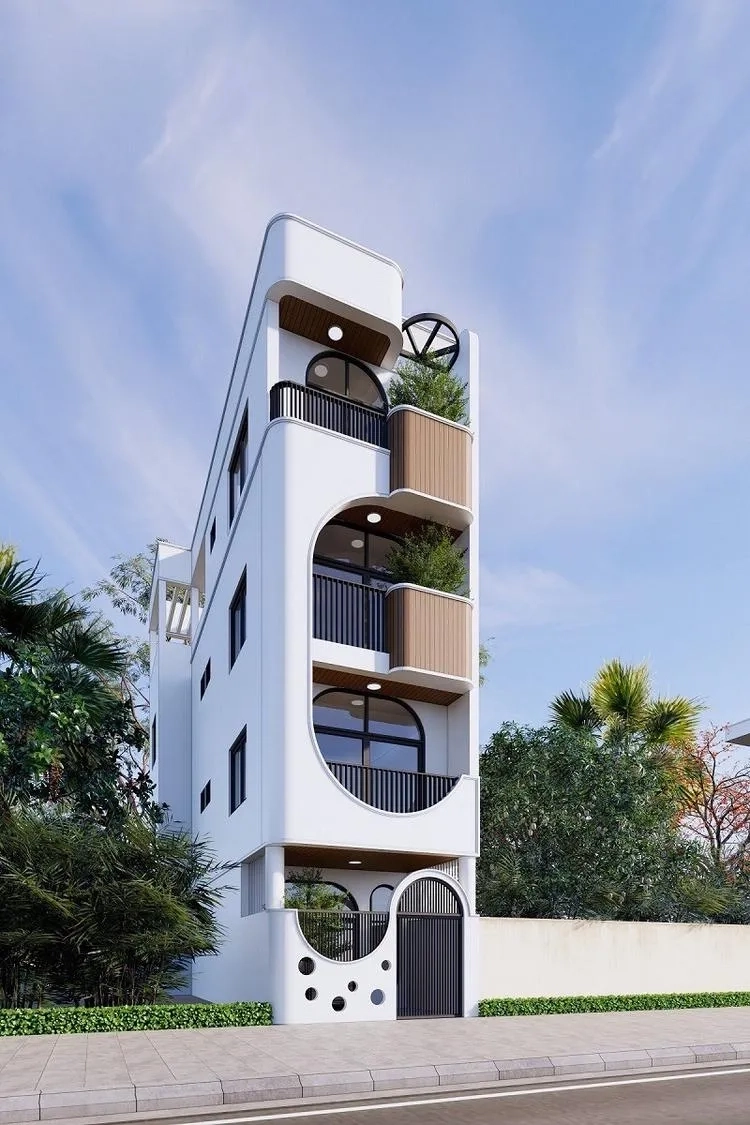 Điểm nhấn từ ánh sáng nhà ống Đà Nẵng lung linh