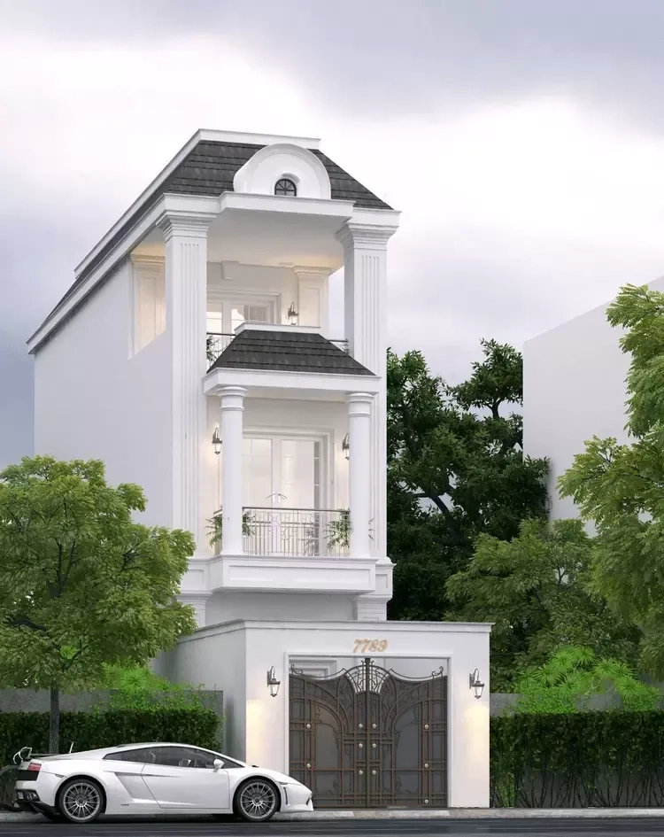 Cảnh bình minh nhà ống Đà Nẵng đẹp khó cưỡng