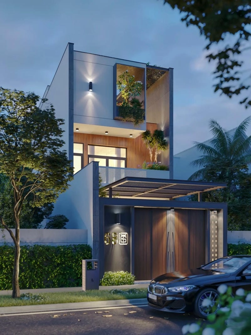Ngắm Nhà ống Hải Phòng dưới ánh hoàng hôn rực rỡ