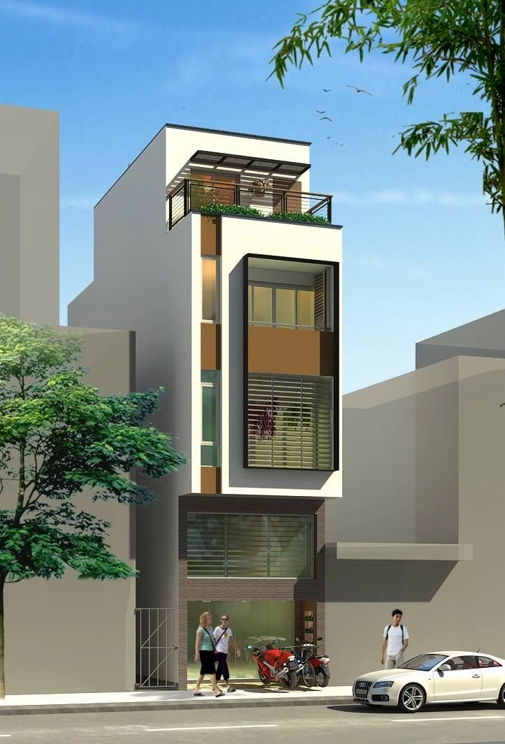 Ban công Nhà ống Phú Yên thoáng mát đón nắng tự nhiên