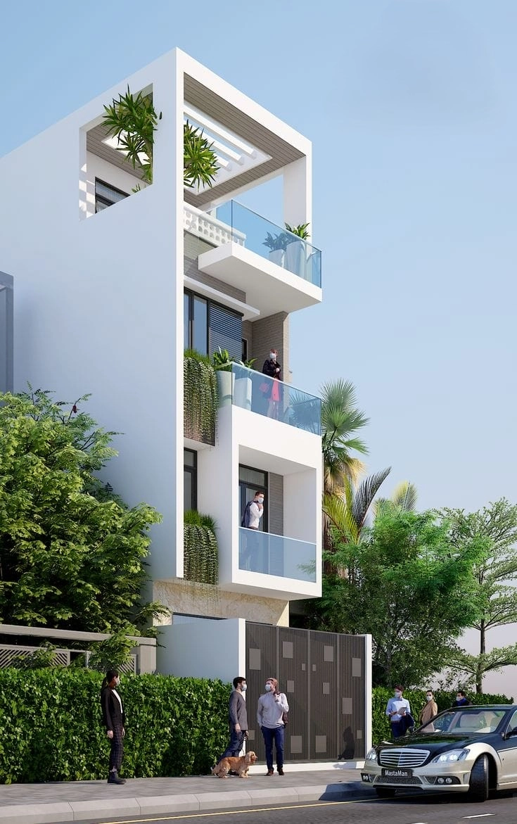 Đậm chất riêng với kiến trúc nhà ống hiện đại tại Quy Nhơn