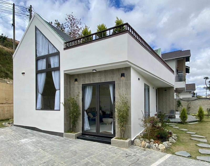 Mẫu nhà phố mái thái tại Đà Lạt kết hợp phong cách hiện đại và truyền thống