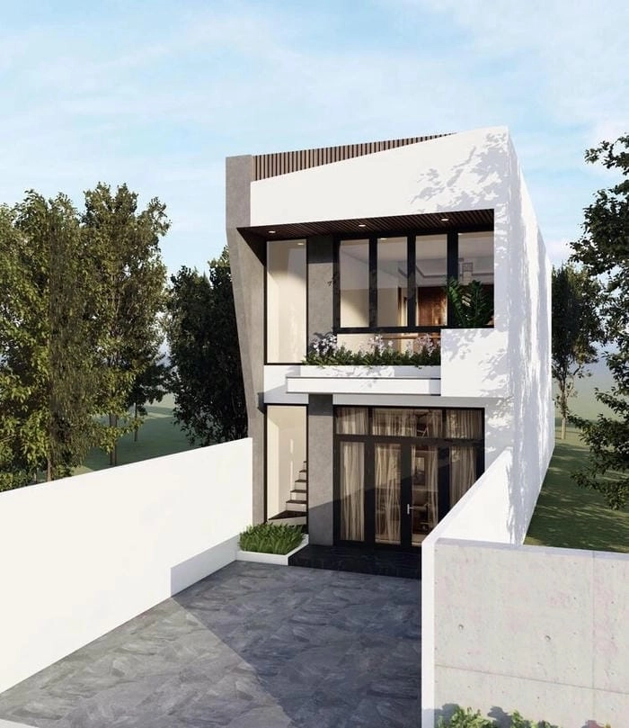 Nhà phố hiện đại Hà Tĩnh mang vẻ đẹp tinh tế riêng