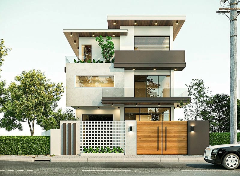 Mê mẩn kiến trúc nhà phố hiện đại Phú Quốc tinh tế