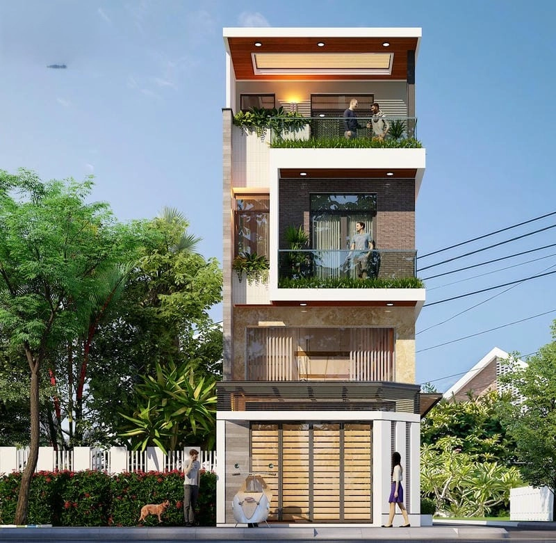 Khám phá Nhà phố hiện đại Quảng Nam qua ảnh nhà phố Quảng Nam đẹp