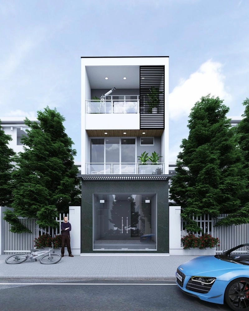 Khám phá nội thất hiện đại trong Nhà phố hiện đại Quảng Nam