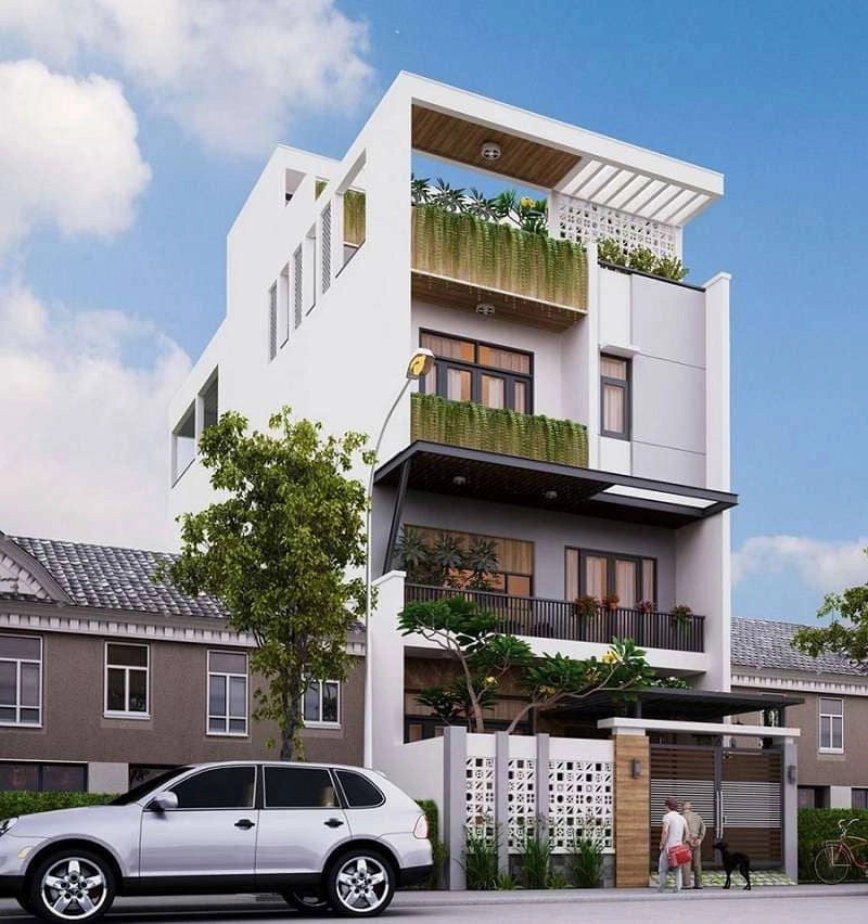 Nội thất nhà phố hiện đại Sài Gòn tối giản và tiện nghi