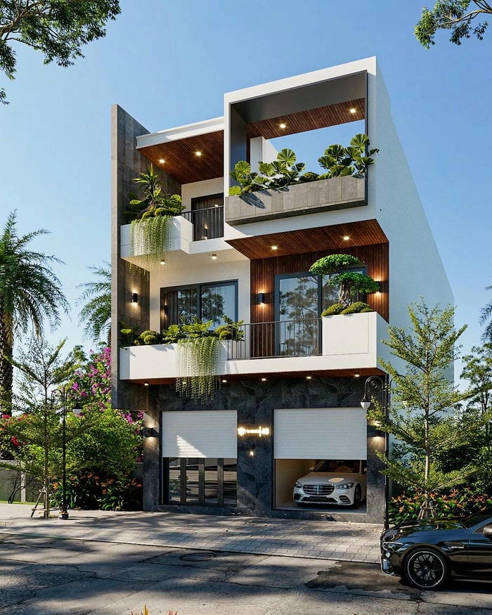 Thư giãn cùng ban công nhà phố Quy Nhơn nhìn ra biển xanh