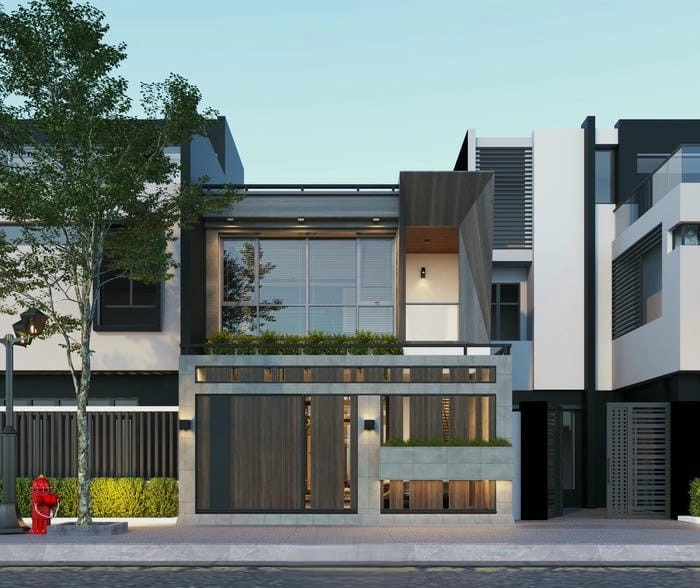 Đắm chìm trong hoàng hôn nhà phố đẹp rực rỡ cuối ngày yên bình