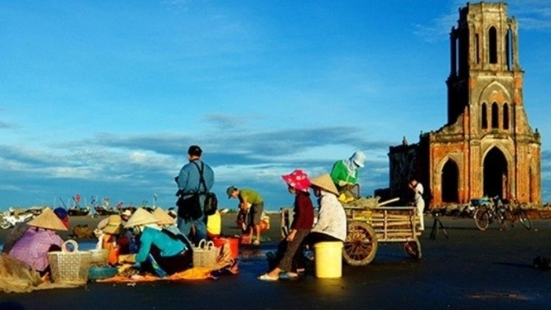 Nhà thờ đổ Hải Lý lưu giữ dấu ấn thời gian