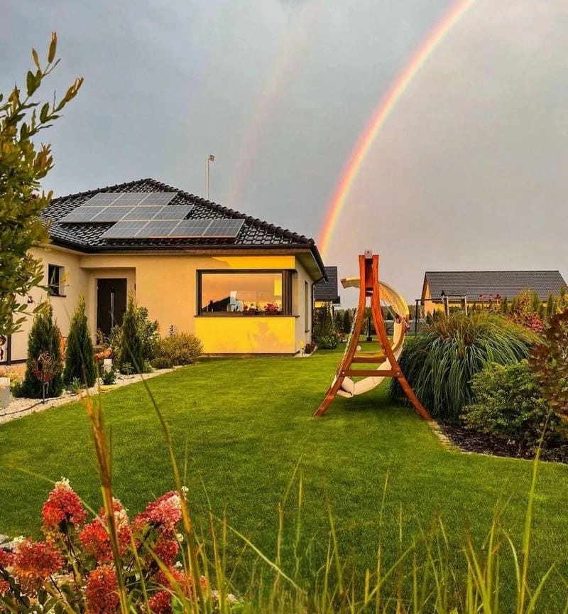 Nhà vườn An Giang lung linh ánh đèn khi đêm xuống