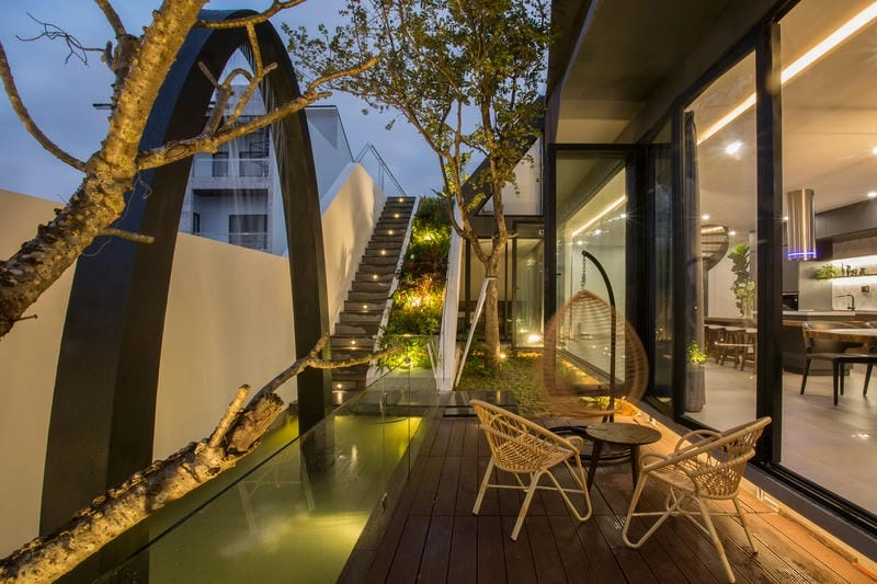 Nhà vườn Đà Nẵng gây ấn tượng bởi kiến trúc mở