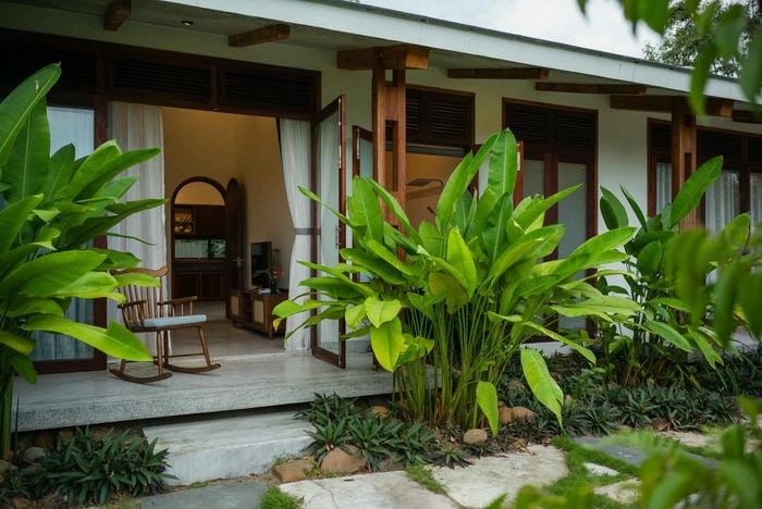 Khám phá nội thất nhà vườn Quảng Nam tinh tế và mộc mạc hài hòa