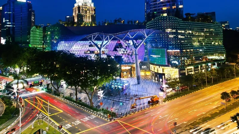 Orchard Road nổi bật với kiến trúc hiện đại độc đáo