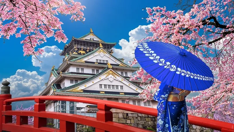 Osaka đẹp lung linh trong mùa hoa anh đào
