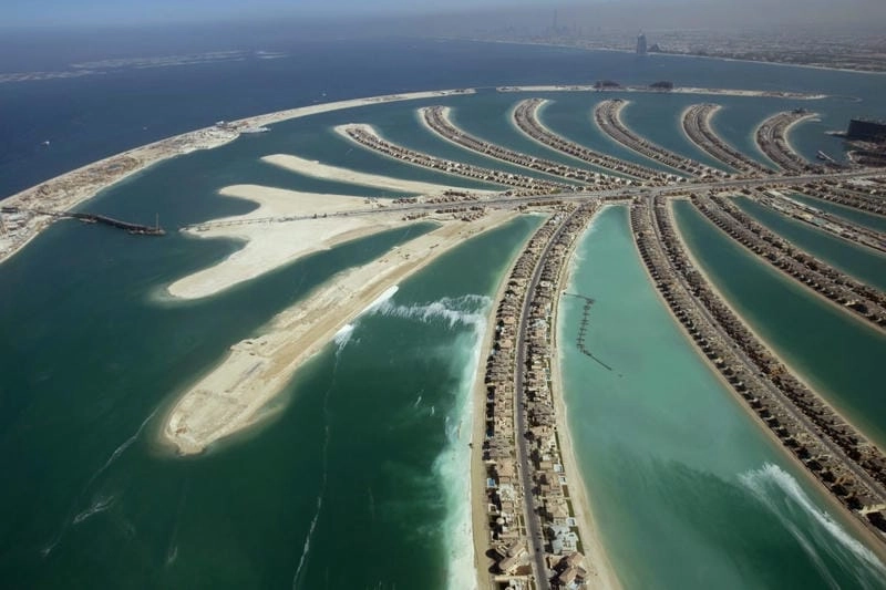 Khám phá vẻ đẹp tuyệt vời của Quần đảo Cây Cọ Dubai