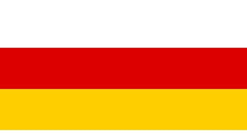 Đặc điểm hình dạng của quốc kỳ Nam Ossetia hiện tại