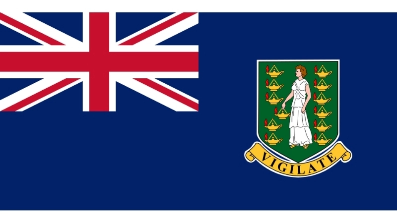 Đặc điểm hình dạng của Quốc kỳ Quần đảo Virgin thuộc Anh hiện tại