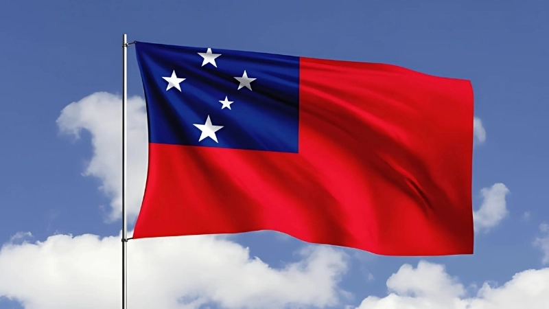 Lịch sử nguồn gốc ra đời của quốc kỳ Samoa