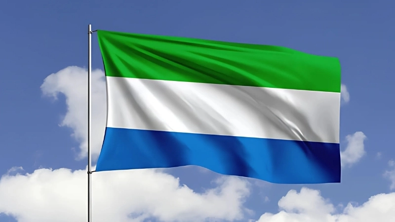 Lịch sử nguồn gốc ra đời của quốc kỳ Sierra Leone