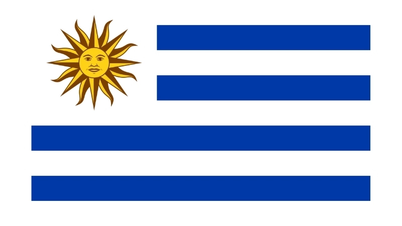 Đặc điểm hình dạng của Quốc kỳ Uruguay hiện tại