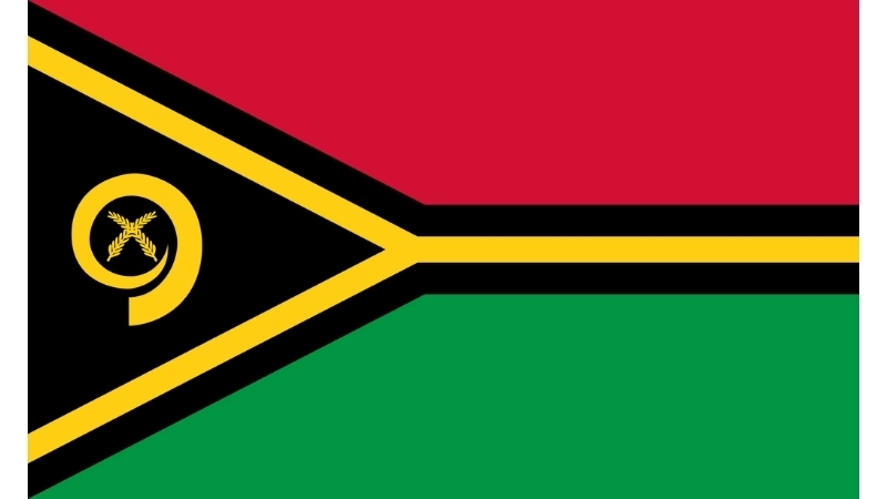 Đặc điểm hình dạng của Quốc kỳ Vanuatu hiện tại