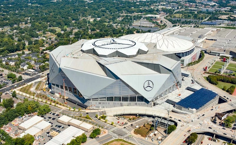 Sân vận động Atlanta Falcons là sân nhà chính thức đội bóng