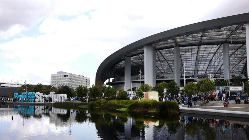 Khám phá Ảnh Sân vận động SoFi Stadium Los Angeles chân thực