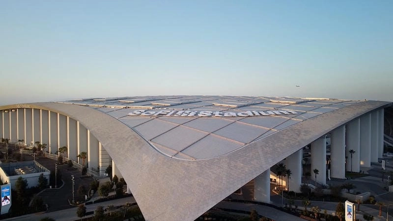 Thiết kế Mái che SoFi Stadium ấn tượng và bền vững