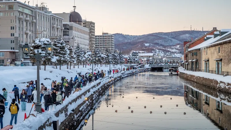 Sapporo mùa đông đẹp như tranh vẽ tuyệt vời