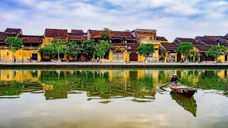 Cảnh quan sông Hoài đẹp như tranh cổ tích