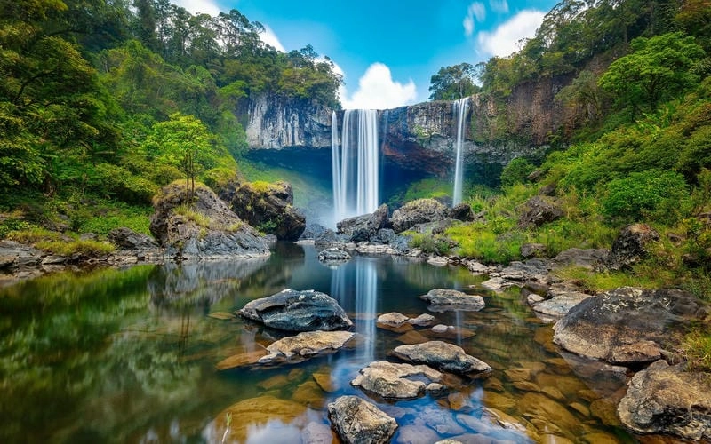 Thác nước Gia Lai thu hút du khách khám phá