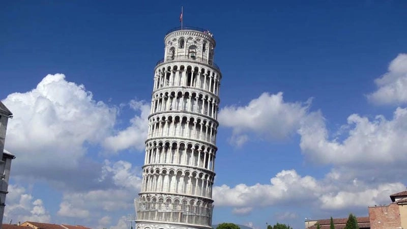Kiến trúc độc đáo của Tháp Pisa nghiêng