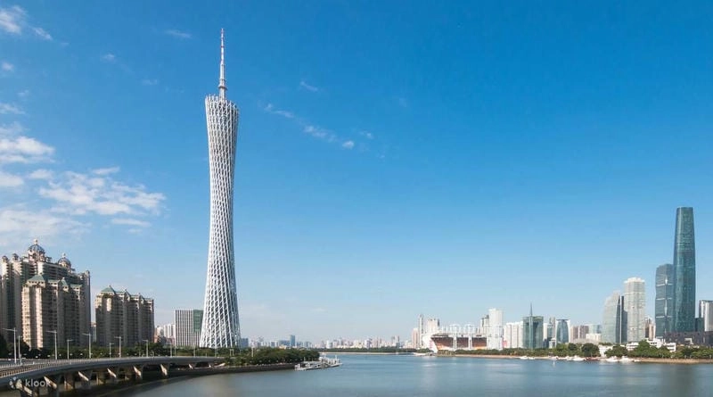 Chiêm ngưỡng Tháp Quảng Châu tuyệt đẹp