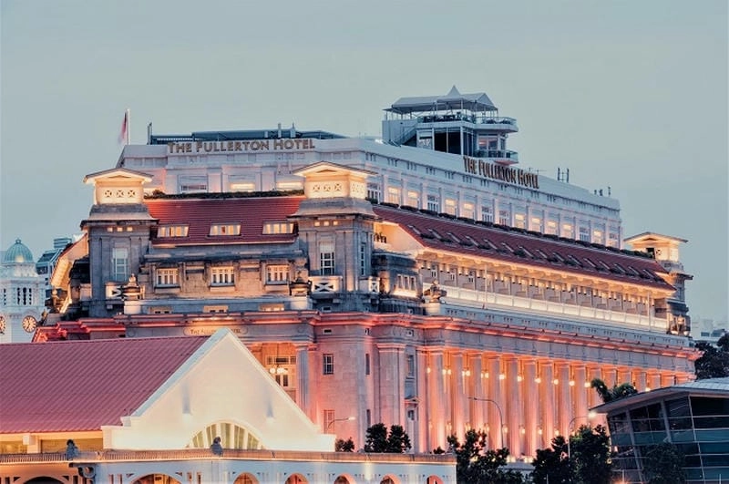 Kiến trúc Tân cổ điển Singapore tiêu biểu tại tòa nhà The Fullerton tráng lệ